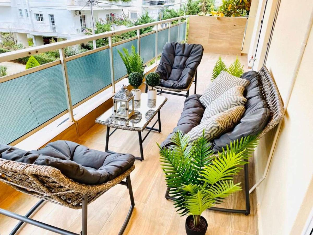 Elegant Apartment In Glyfada Athen Exterior foto
